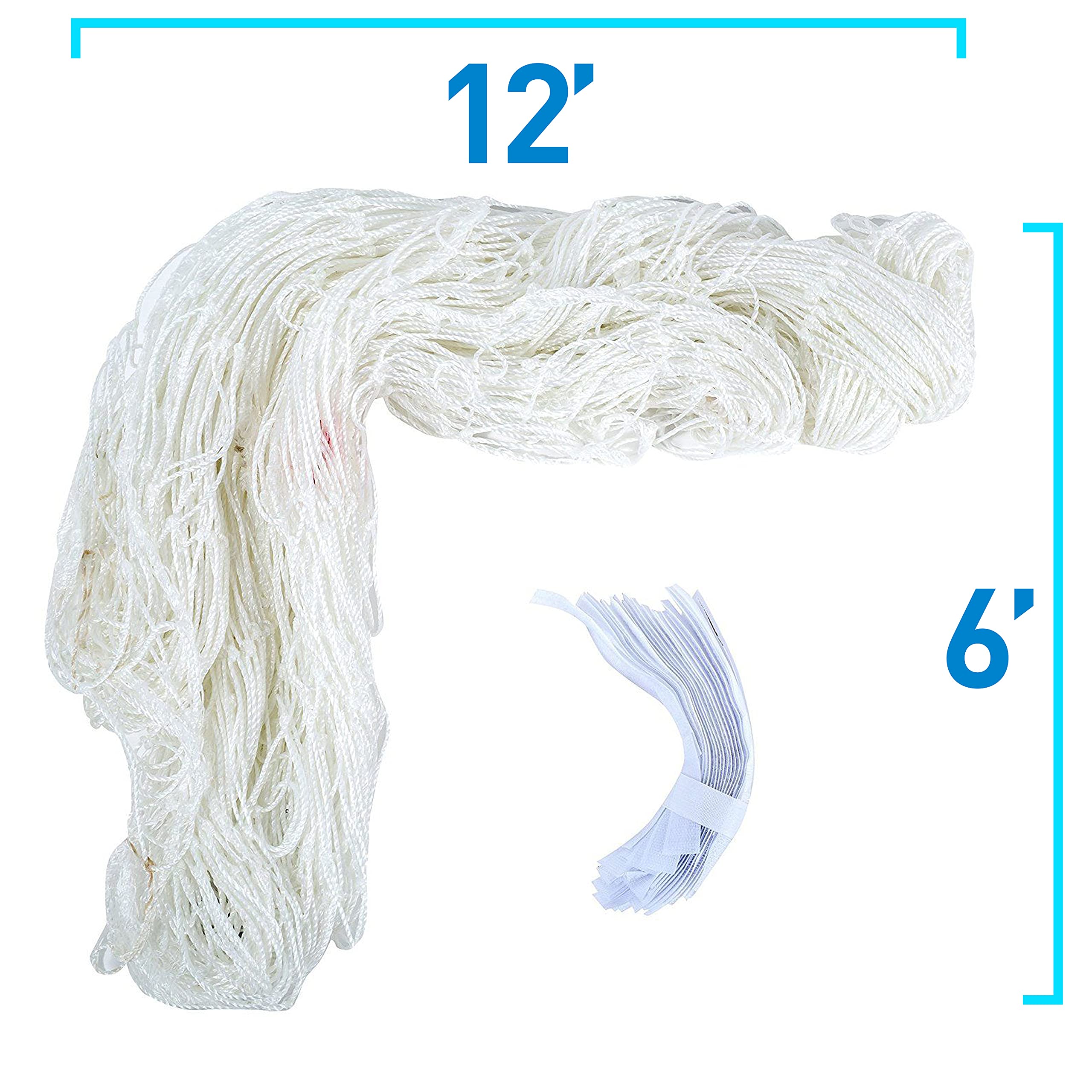 Foto 7 pulgar | Redes De Portería De Repuesto Para Fútbol Franklin Sports, 12 X 6 Pies - Venta Internacional.