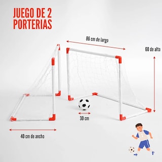 Foto 2 | Porteria Futbol Rapido Set 2 Mini Porterias Infantileo Safe Importsesi-20411 Multicolor