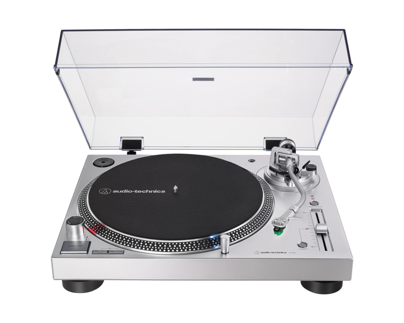 Tornamesa Audio-Technica AT-LP120XUSB-SV color Plata