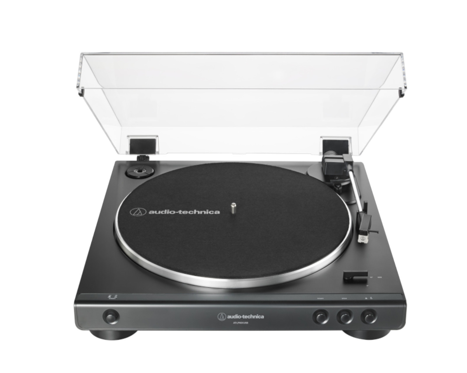 Tornamesa Audio-Technica AT-LP60XUSB-BK color Negro