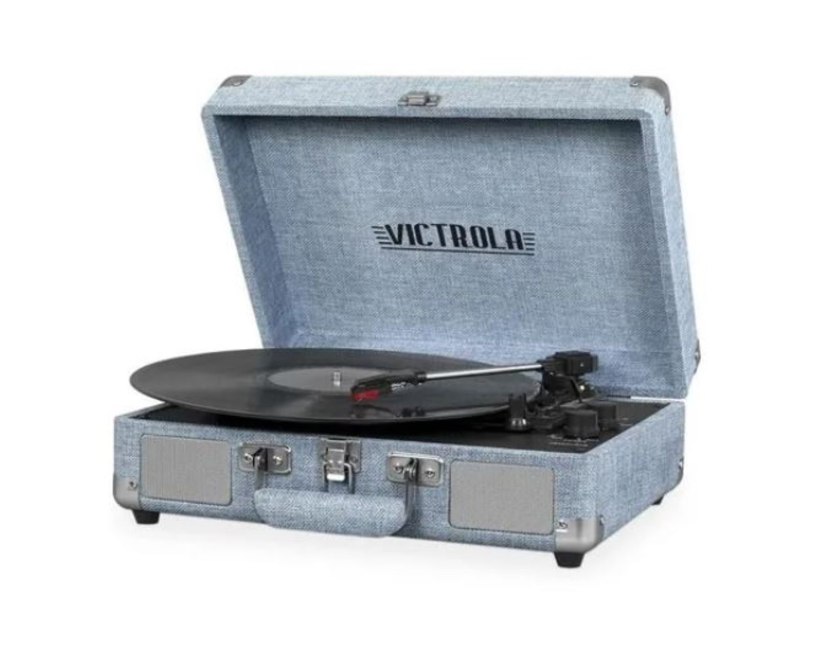 Tocadiscos Vintage Victrola Portátil Bluetooth Vsc-550bt color Azul Vaquero