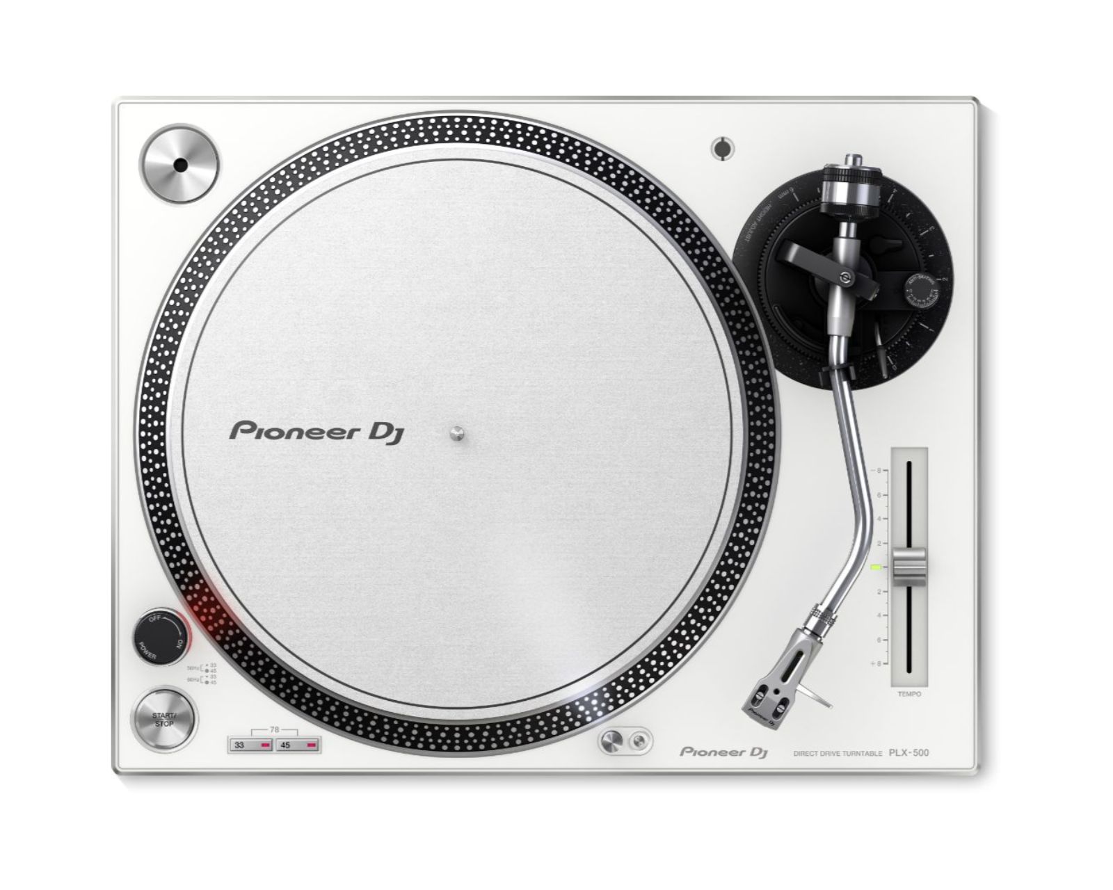 Foto 2 | Tornamesa Pioneer Plx-500-w color Blanco Tracción Directa Adaptador para Singles