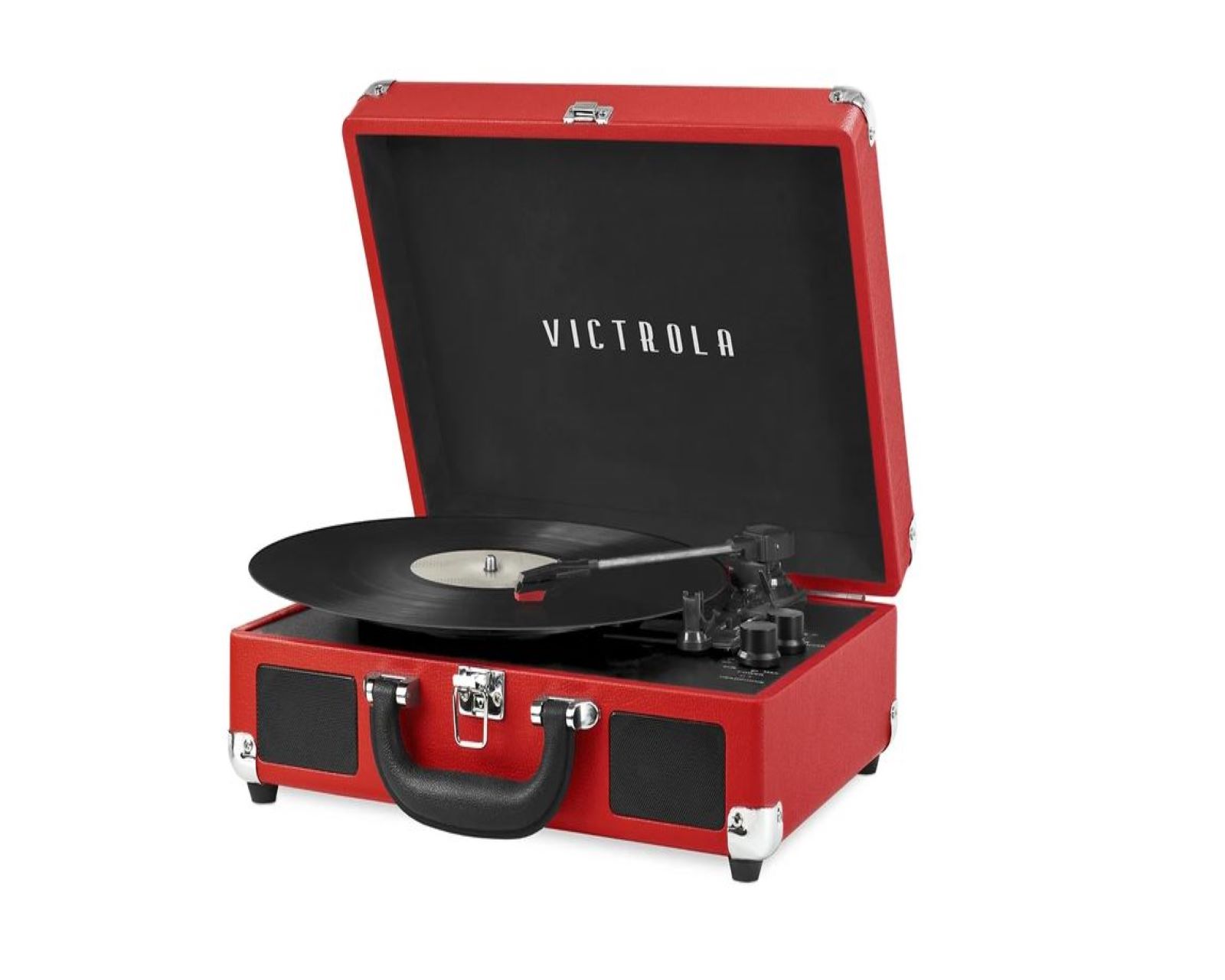 Tocadiscos Vintage Victrola Portátil Bluetooth Vsc-550bt Rojo