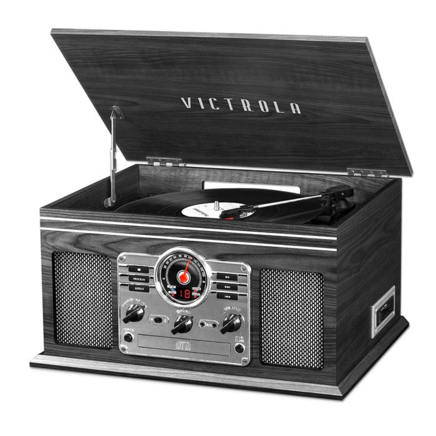 Tocadiscos Victrola Retro Vintage Bt con 6 en 1