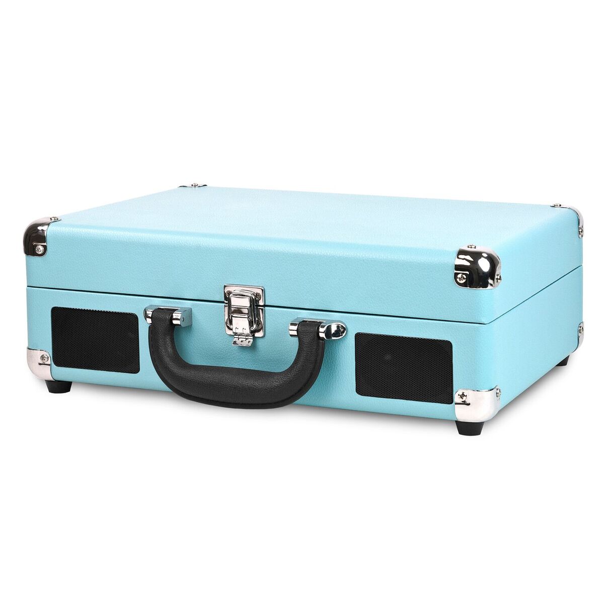 Foto 2 | Tornamesa Bluetooth Suitcase de 3 Velocidades color Azul