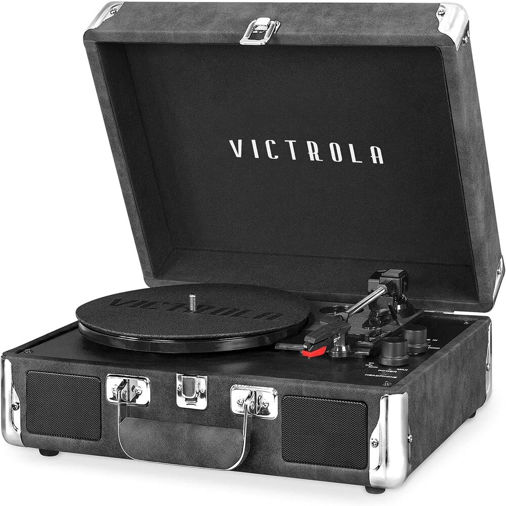 Tocadiscos Victrola con Bluetooth Vsc-550bt-bkv Rtv color Negro