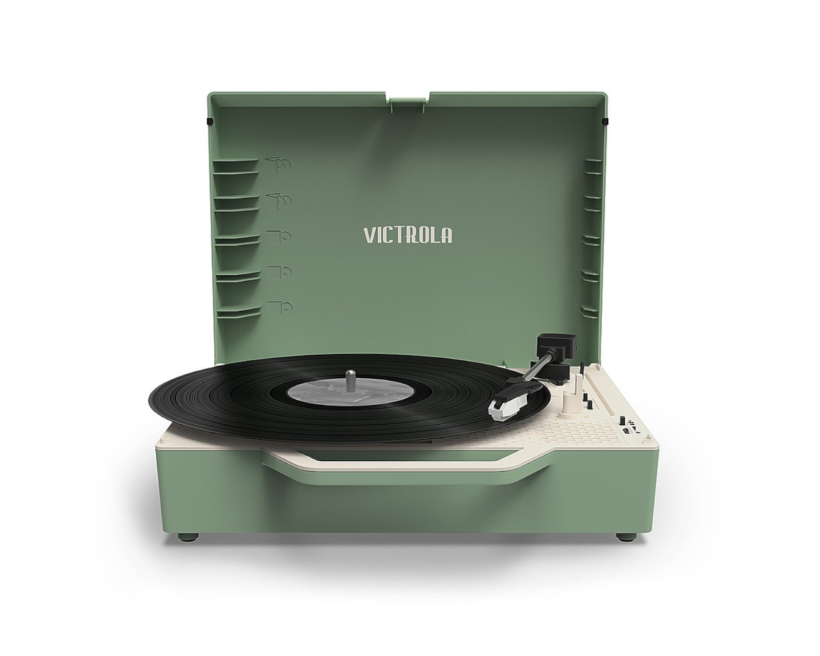 Tocadiscos Victrola Re-spin VSC-725SB-BAS color Verde Sostenible Bluetooth