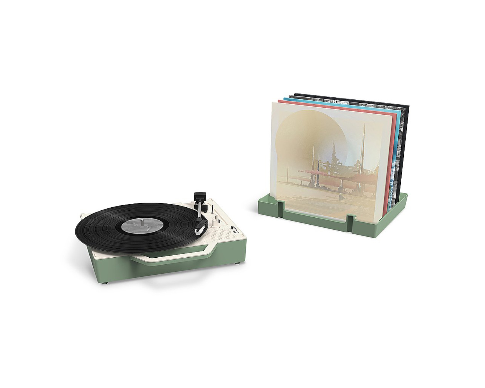 Foto 4 | Tocadiscos Victrola Re-spin VSC-725SB-BAS color Verde Sostenible Bluetooth