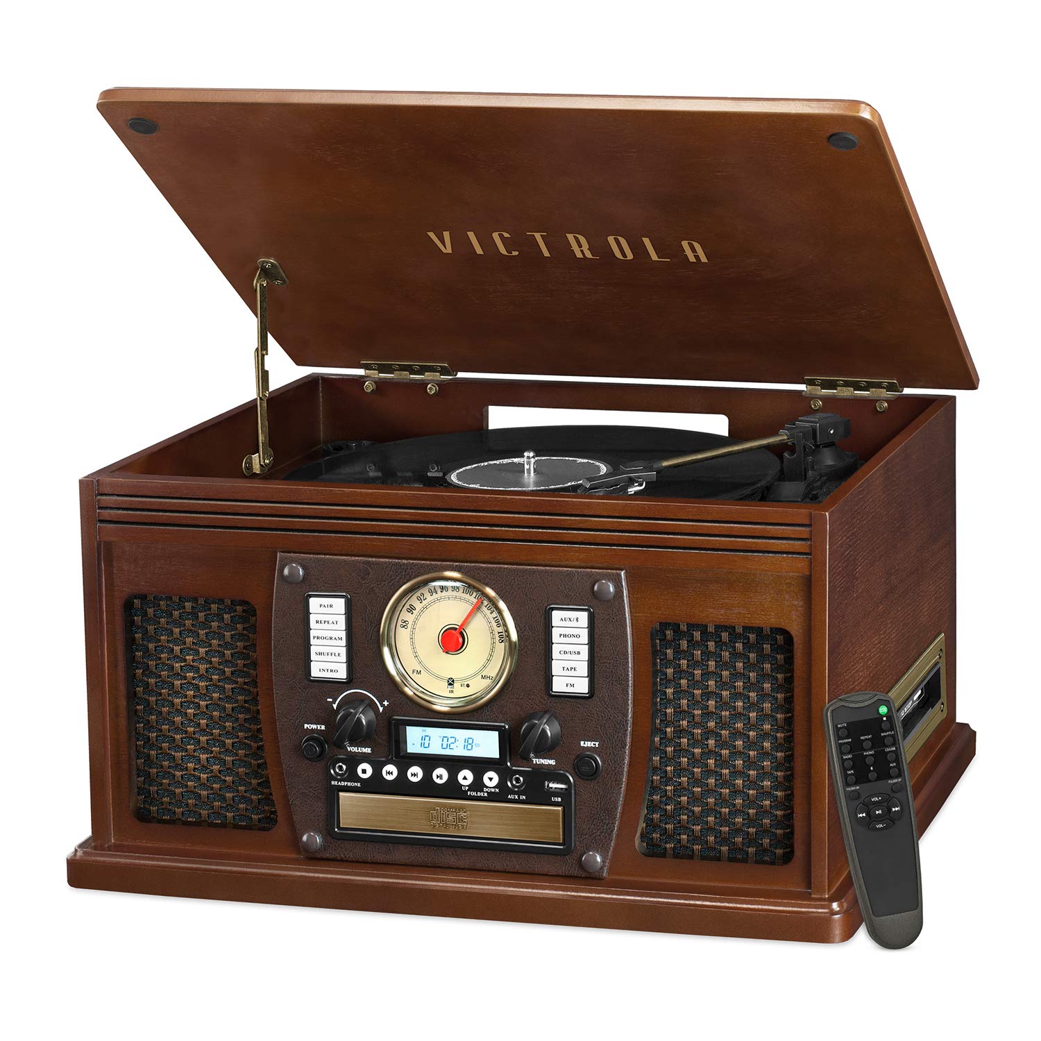 Tocadiscos Bluetooth Victrola 8 En 1 Con Altavoces Estéreo - Venta Internacional. $6,336
