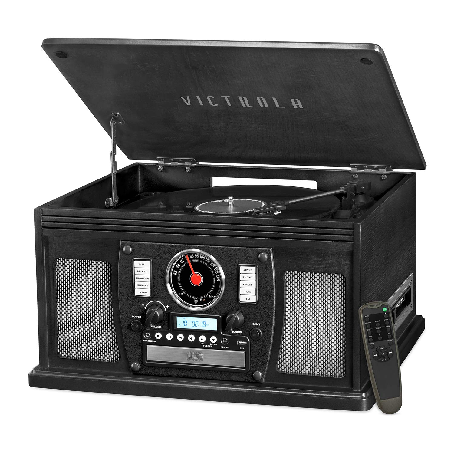 Foto 2 pulgar | Tocadiscos Bluetooth Victrola 8 En 1 Con Altavoces Estéreo - Venta Internacional.