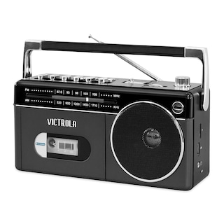 Foto 1 | Boombox Victrola Mini Con Reproductor De Casetes Bluetooth, Color Gris - Venta Internacional.