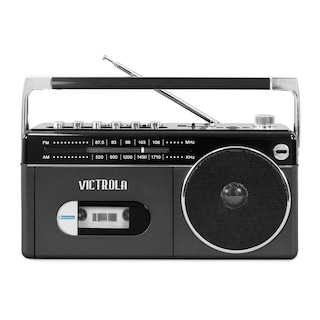 Foto 2 | Boombox Victrola Mini Con Reproductor De Casetes Bluetooth, Color Gris - Venta Internacional.
