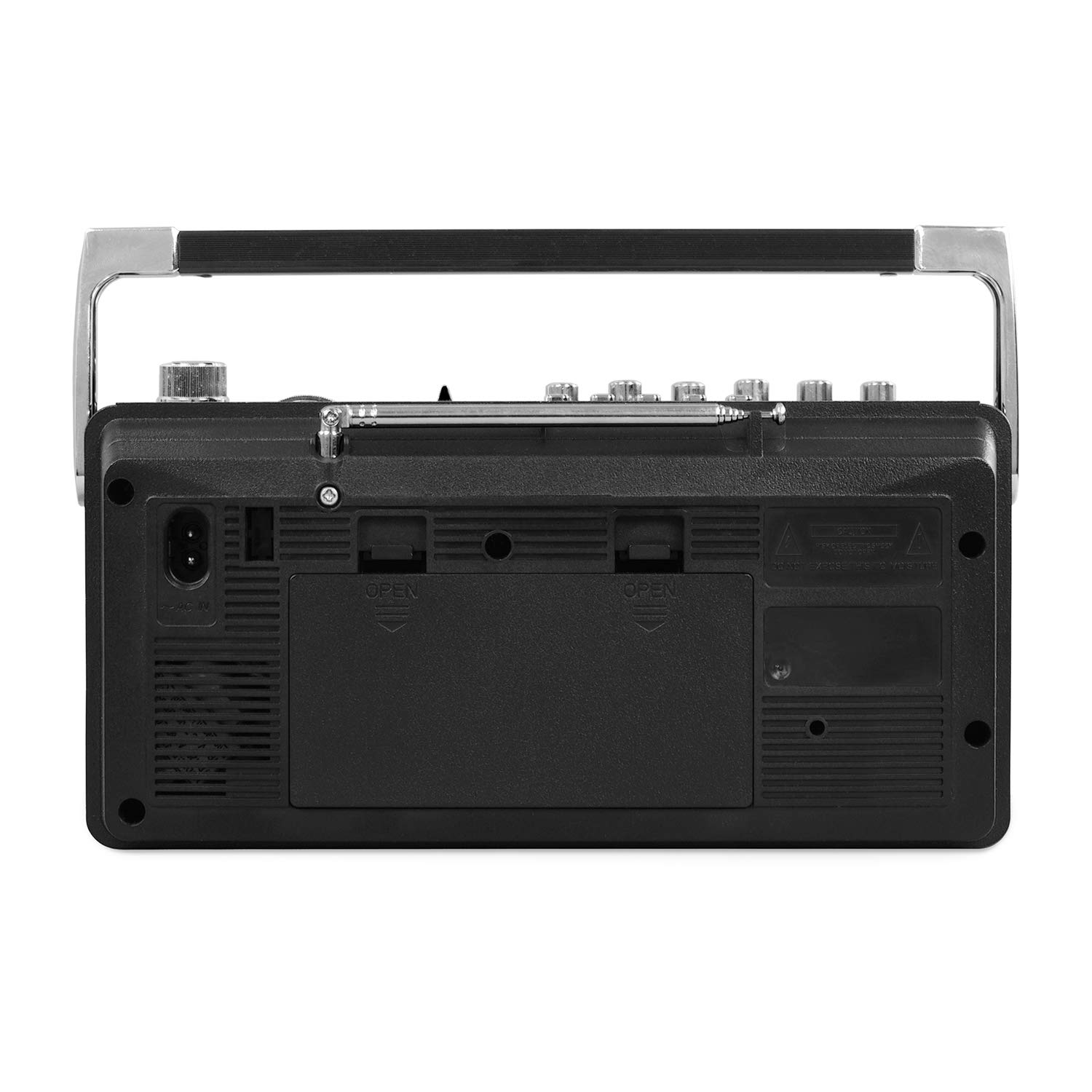 Foto 4 | Boombox Victrola Mini Con Reproductor De Casetes Bluetooth, Color Gris - Venta Internacional.