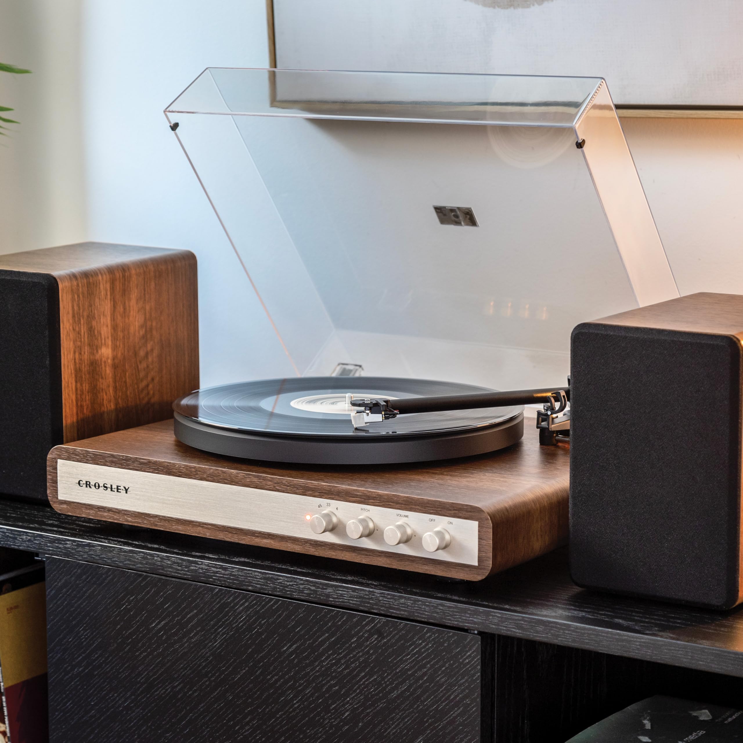 Foto 7 pulgar | Tocadiscos De Vinilo Crosley C65a-wagl De 2 Velocidades - Venta Internacional.