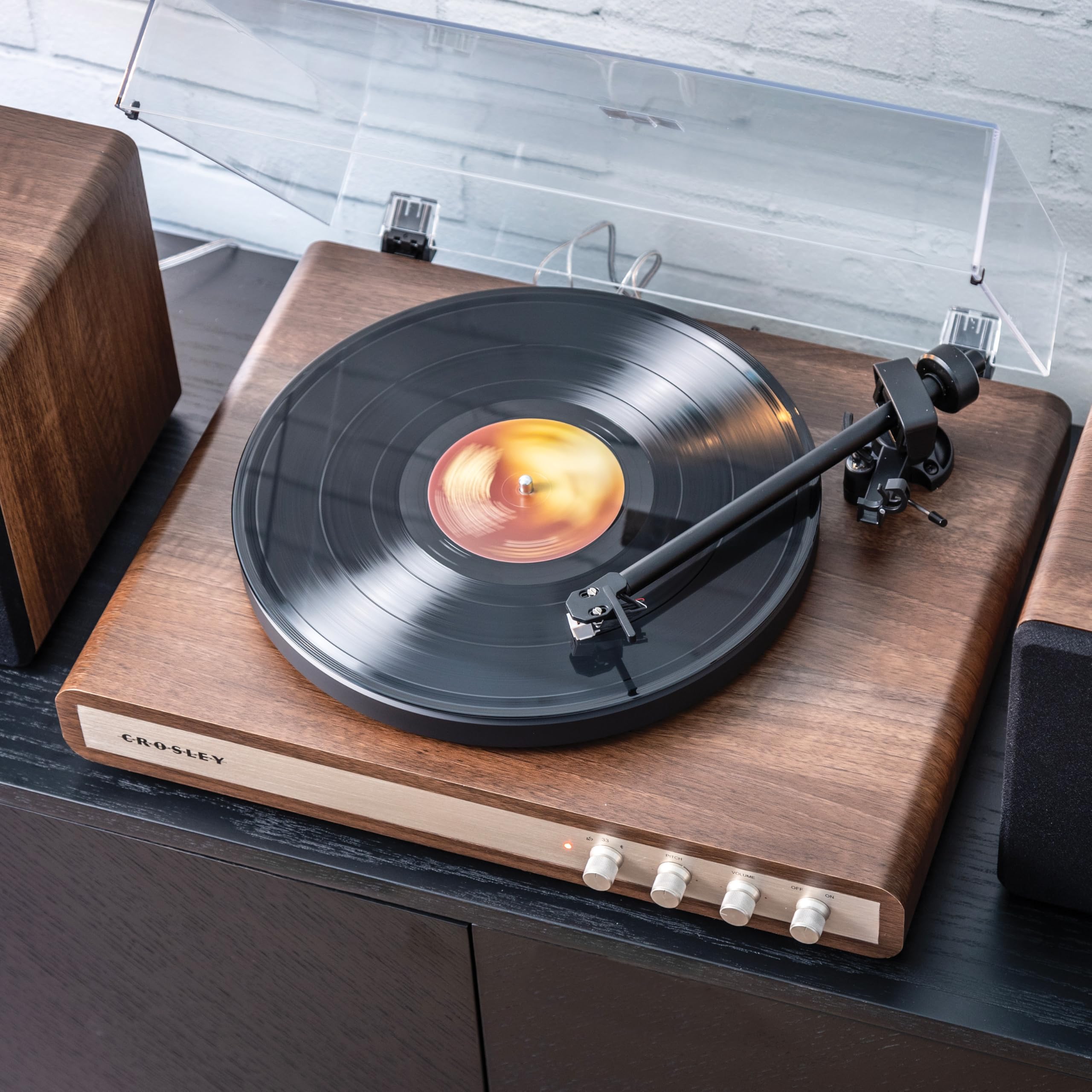 Foto 8 pulgar | Tocadiscos De Vinilo Crosley C65a-wagl De 2 Velocidades - Venta Internacional.
