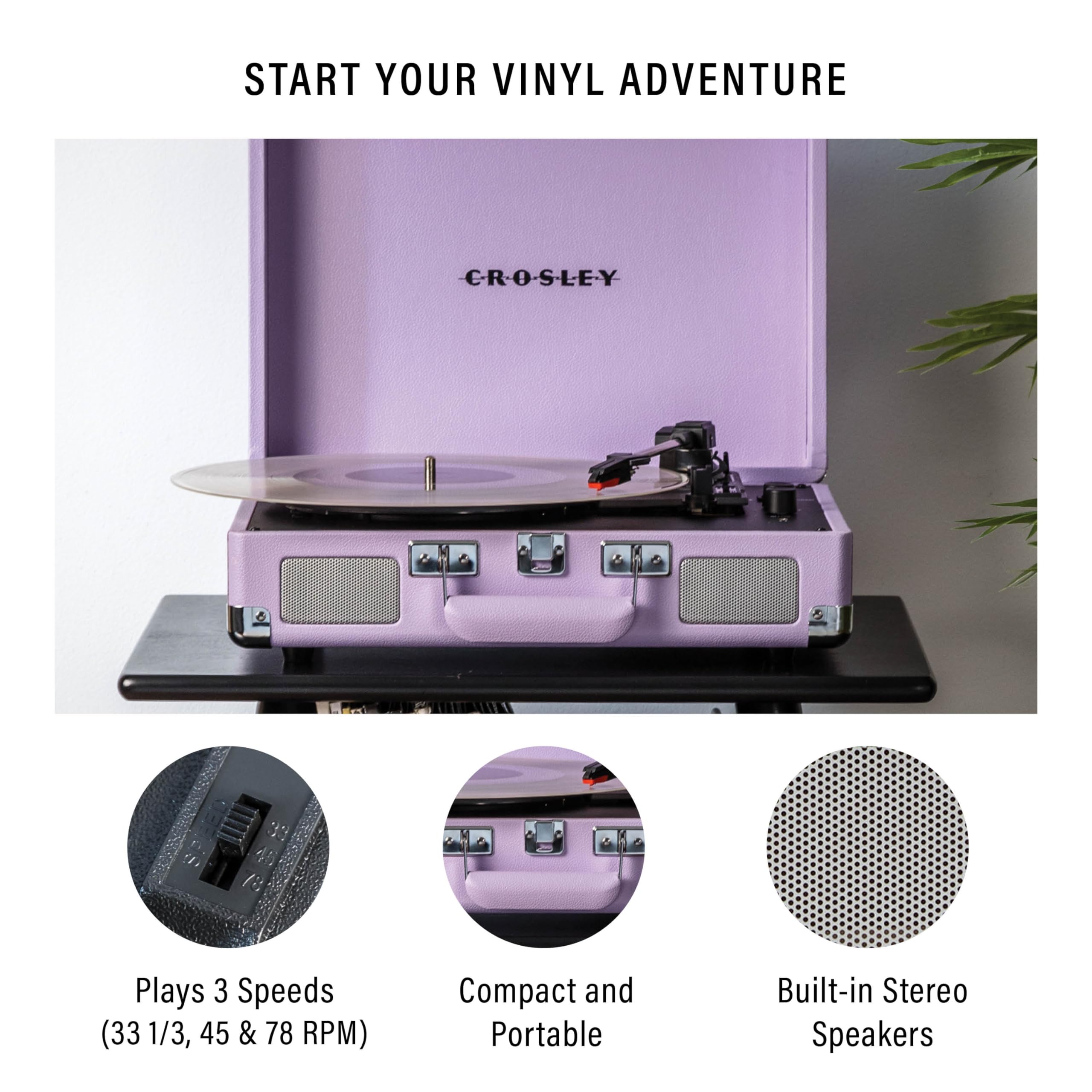 Foto 3 pulgar | Tocadiscos De Vinilo Crosley Cr8005f-ln Cruiser - Venta Internacional.