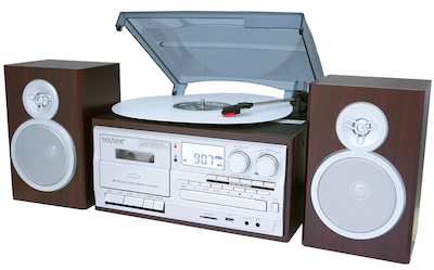 Foto 1 | Tocadiscos Bottone Bt-28sps Bluetooth Silver - Venta Internacional.