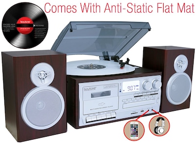 Foto 2 | Tocadiscos Bottone Bt-28sps Bluetooth Silver - Venta Internacional.