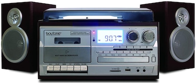 Foto 6 | Tocadiscos Bottone Bt-28sps Bluetooth Silver - Venta Internacional.