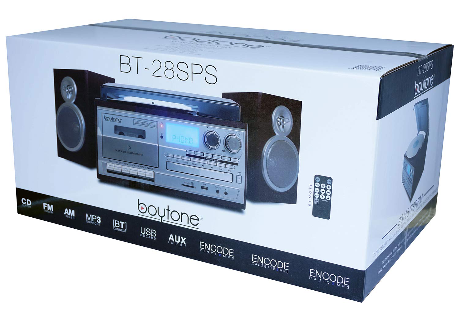 Foto 7 | Tocadiscos Bottone Bt-28sps Bluetooth Silver - Venta Internacional.