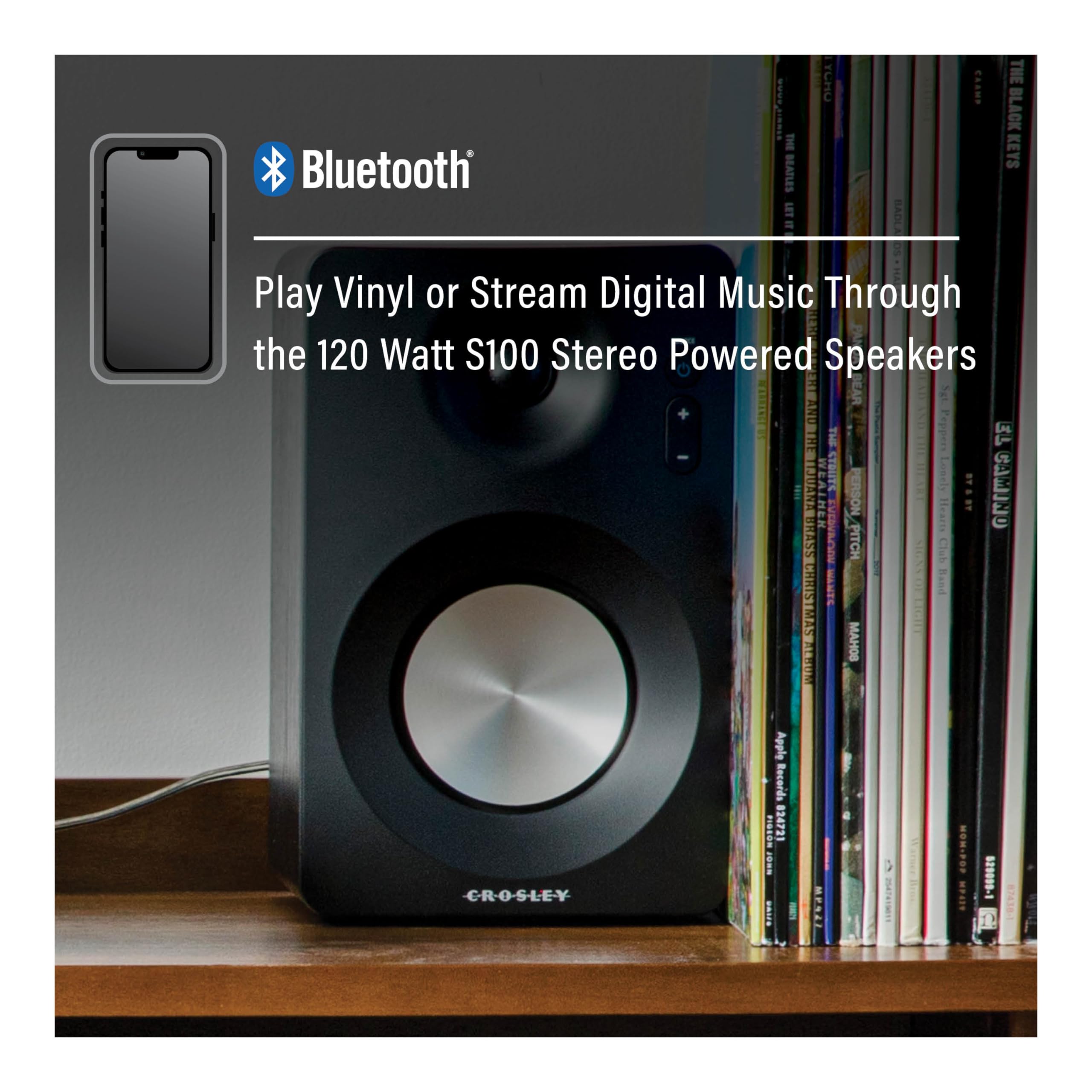Foto 6 | Sistema Estéreo Con Tocadiscos Bluetooth Crosley Kt100bt-cp - Venta Internacional.