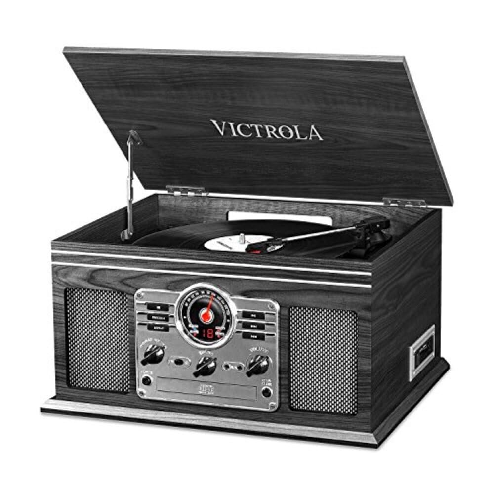 Foto 1 | Tocadiscos Bluetooth Victrola Nostalgic 6 En 1 Grey Wood - Venta Internacional.