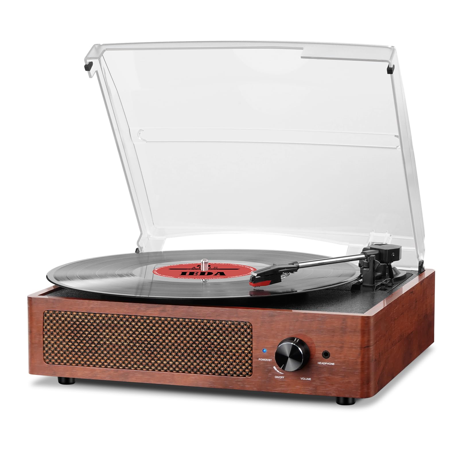 Foto 2 pulgar | Reproductor De Discos De Vinilo Con Tocadiscos Bluetooth Kedok Con Altavoces - Venta Internacional.