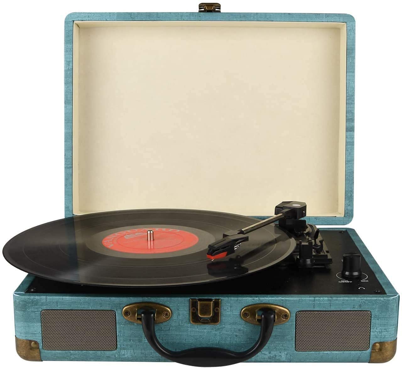 Foto 2 pulgar | Tocadiscos Record Player Kedok Vintage De Vinilo Bluetooth De 3 Velocidades - Venta Internacional.
