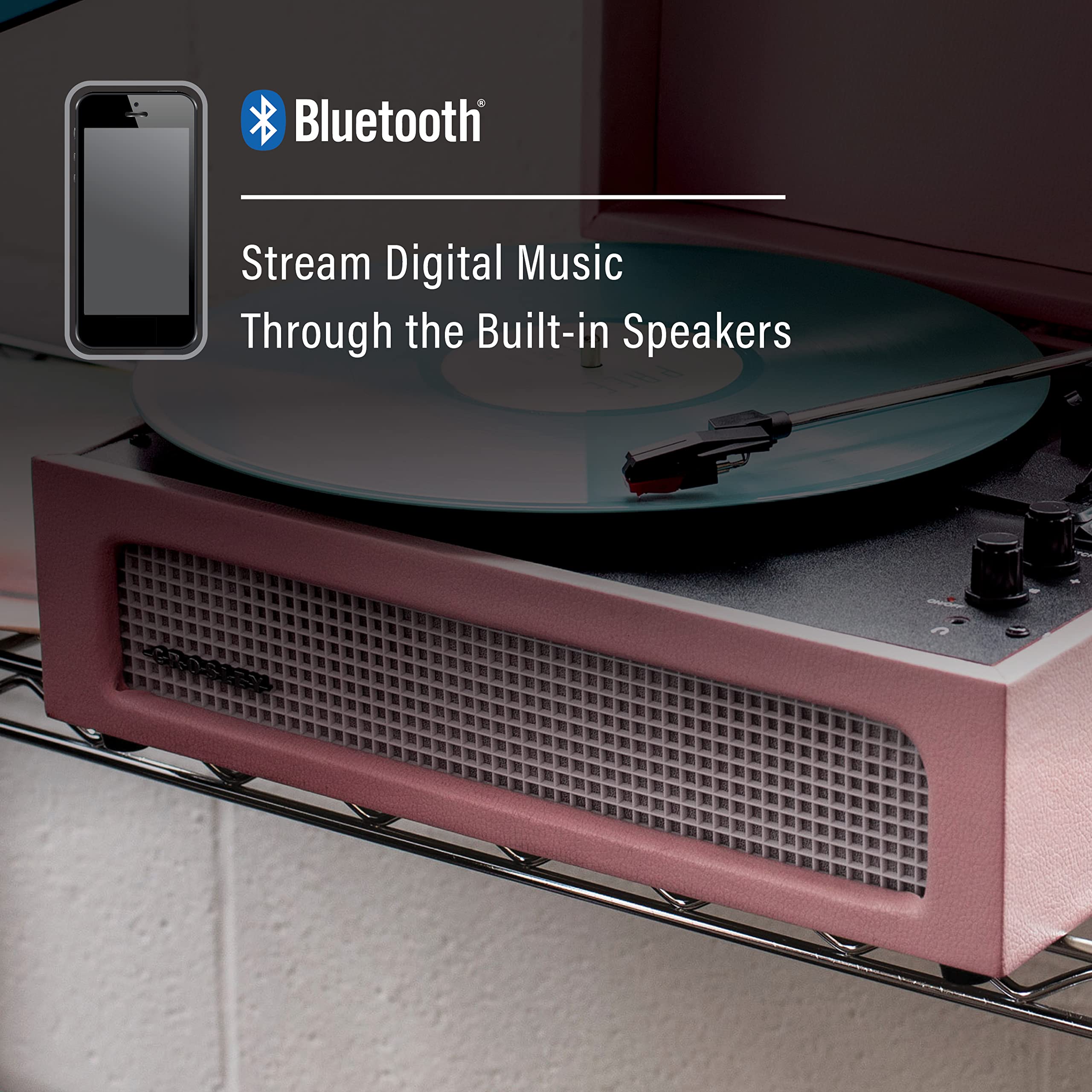 Foto 4 | Tocadiscos Portátil De Vinilo Crosley Cr8017b-am - Venta Internacional.