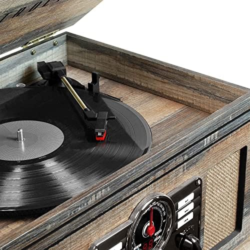 Foto 6 pulgar | Tocadiscos Victrola Nostalgic 6 En 1 Con Bluetooth Shiplap, Color Gris - Venta Internacional.