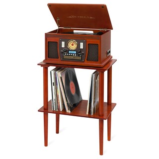 Foto 3 | Soporte De Madera Para Centros De Música Victrola Wooden, Caoba - Venta Internacional.