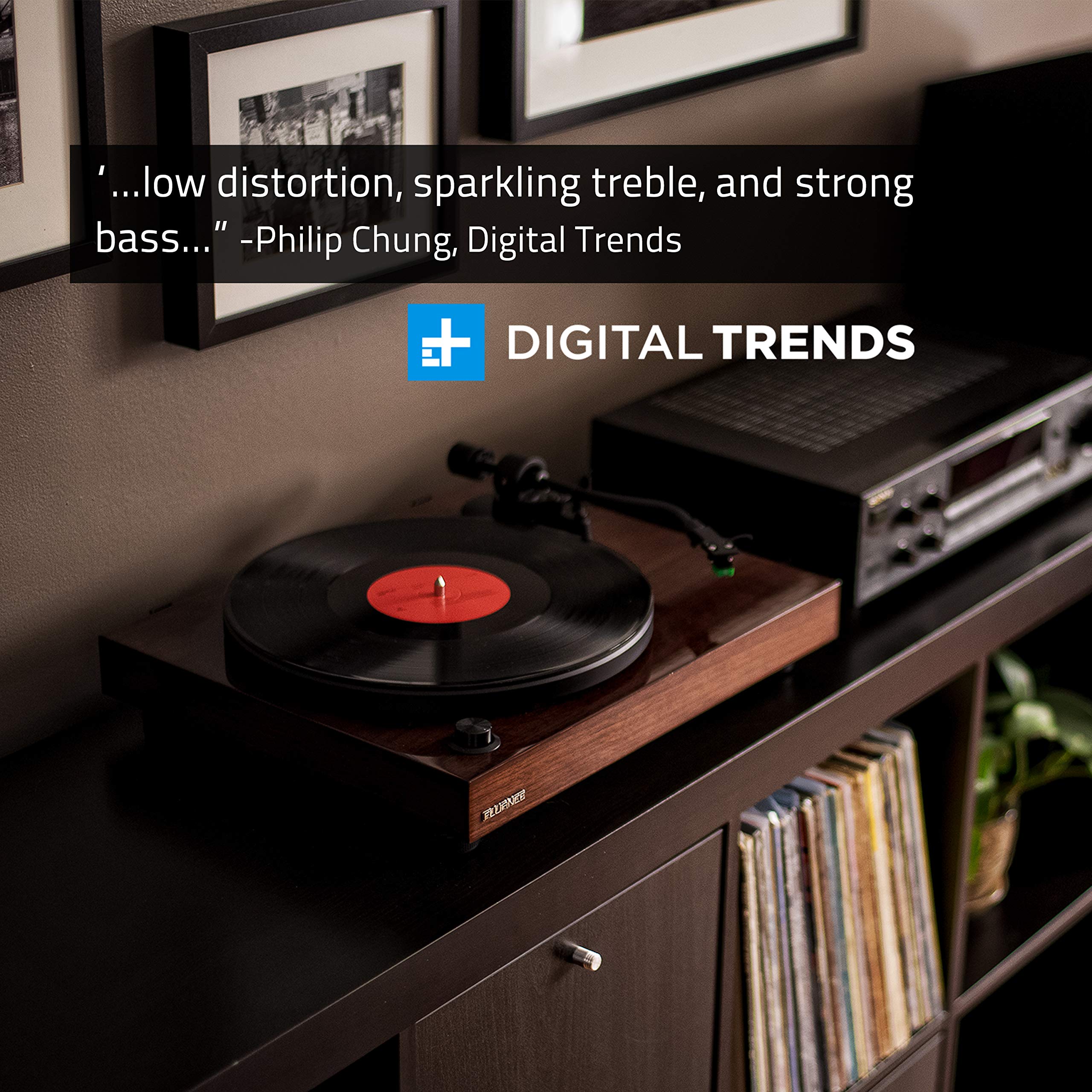 Foto 5 pulgar | Tocadiscos De Vinilo Fluance Rt81 Elite Walnut - Venta Internacional.