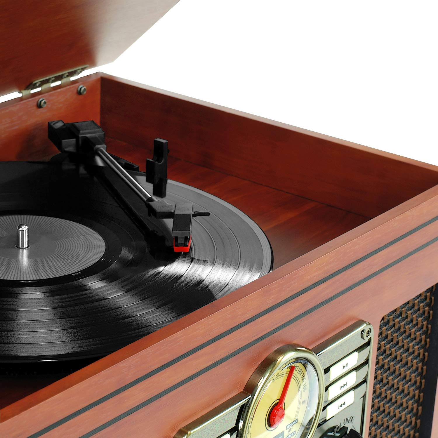 Foto 3 pulgar | Tocadiscos Victrola Nostalgic 7 En 1 Bluetooth Caoba - Venta Internacional.
