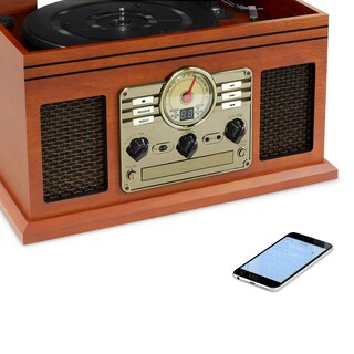 Foto 4 | Tocadiscos Victrola Nostalgic 7 En 1 Bluetooth Caoba - Venta Internacional.