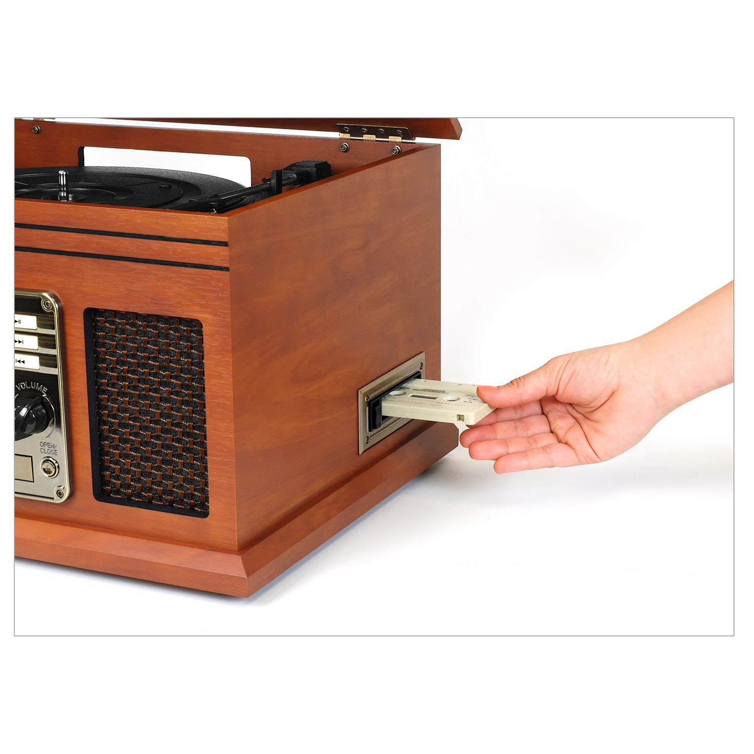 Foto 5 | Tocadiscos Victrola Nostalgic 7 En 1 Bluetooth Caoba - Venta Internacional.