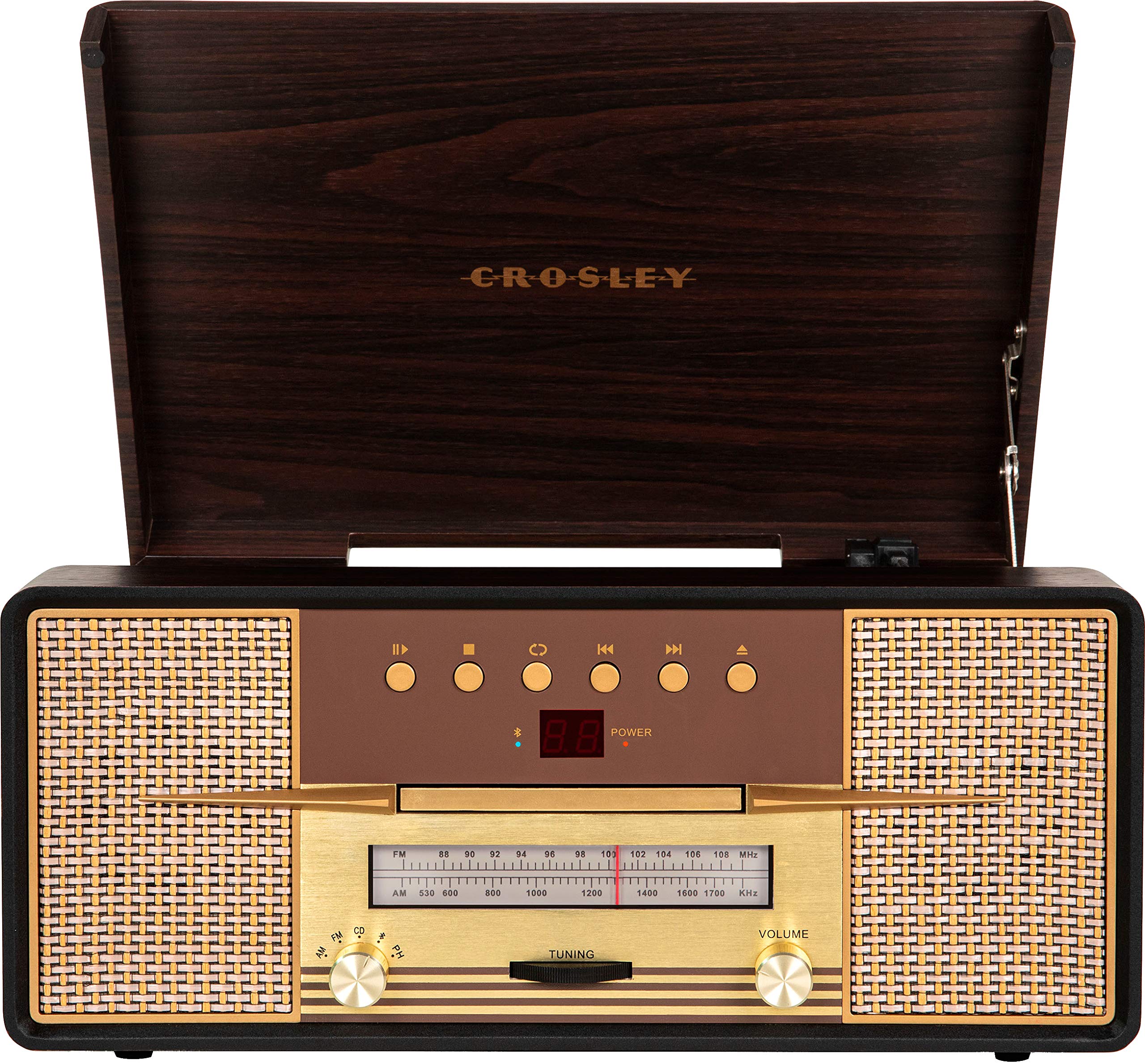 Foto 2 pulgar | Tocadiscos Crosley Cr7016a-ma Rhapsody De 3 Velocidades Con Bluetooth - Venta Internacional.