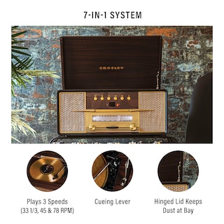 Foto 2 | Tocadiscos Crosley Cr7016a-ma Rhapsody De 3 Velocidades Con Bluetooth - Venta Internacional.