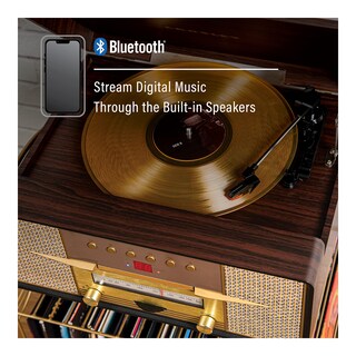Foto 4 | Tocadiscos Crosley Cr7016a-ma Rhapsody De 3 Velocidades Con Bluetooth - Venta Internacional.
