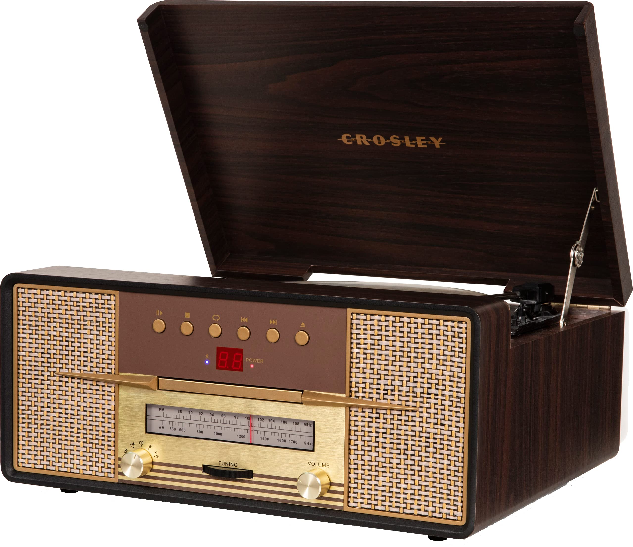 Foto 6 pulgar | Tocadiscos Crosley Cr7016a-ma Rhapsody De 3 Velocidades Con Bluetooth - Venta Internacional.