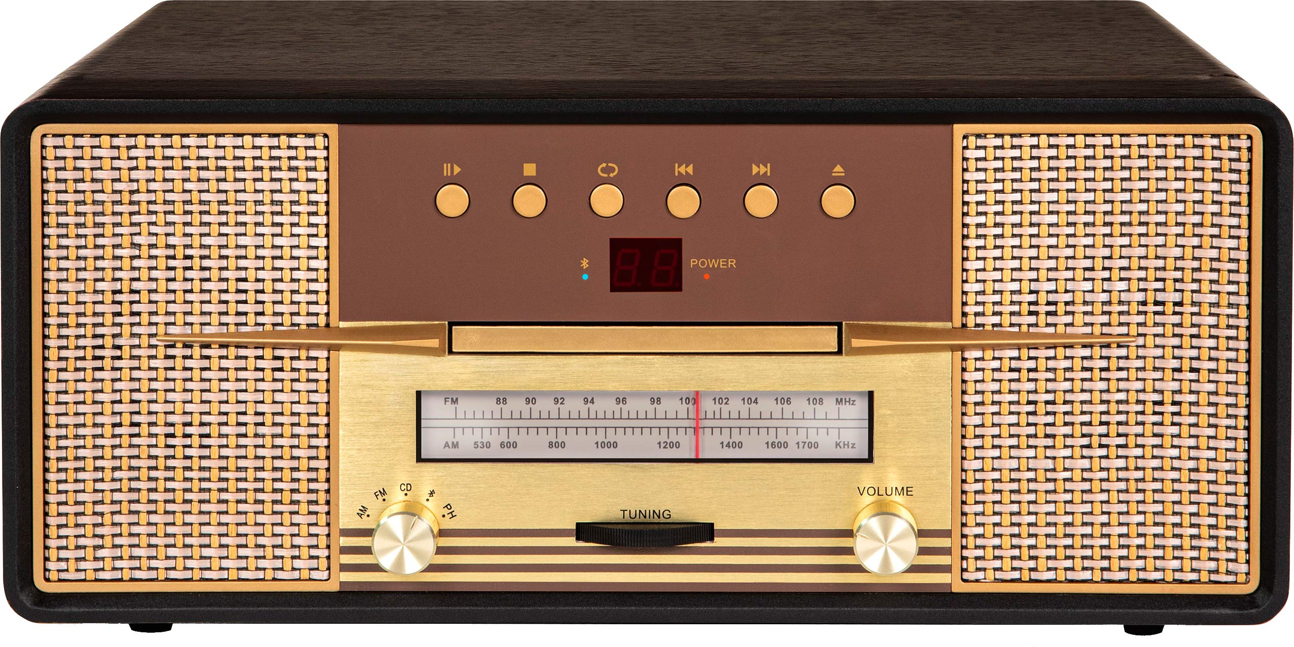 Foto 7 pulgar | Tocadiscos Crosley Cr7016a-ma Rhapsody De 3 Velocidades Con Bluetooth - Venta Internacional.