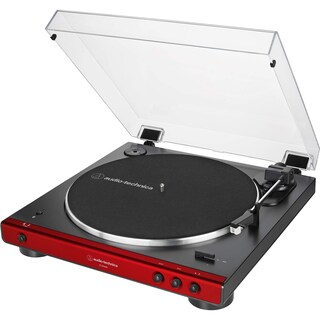 Foto 1 | Tocadiscos Audio-technica At-lp60xbt-rd Bluetooth Hi-fi Rojo/negro - Venta Internacional.