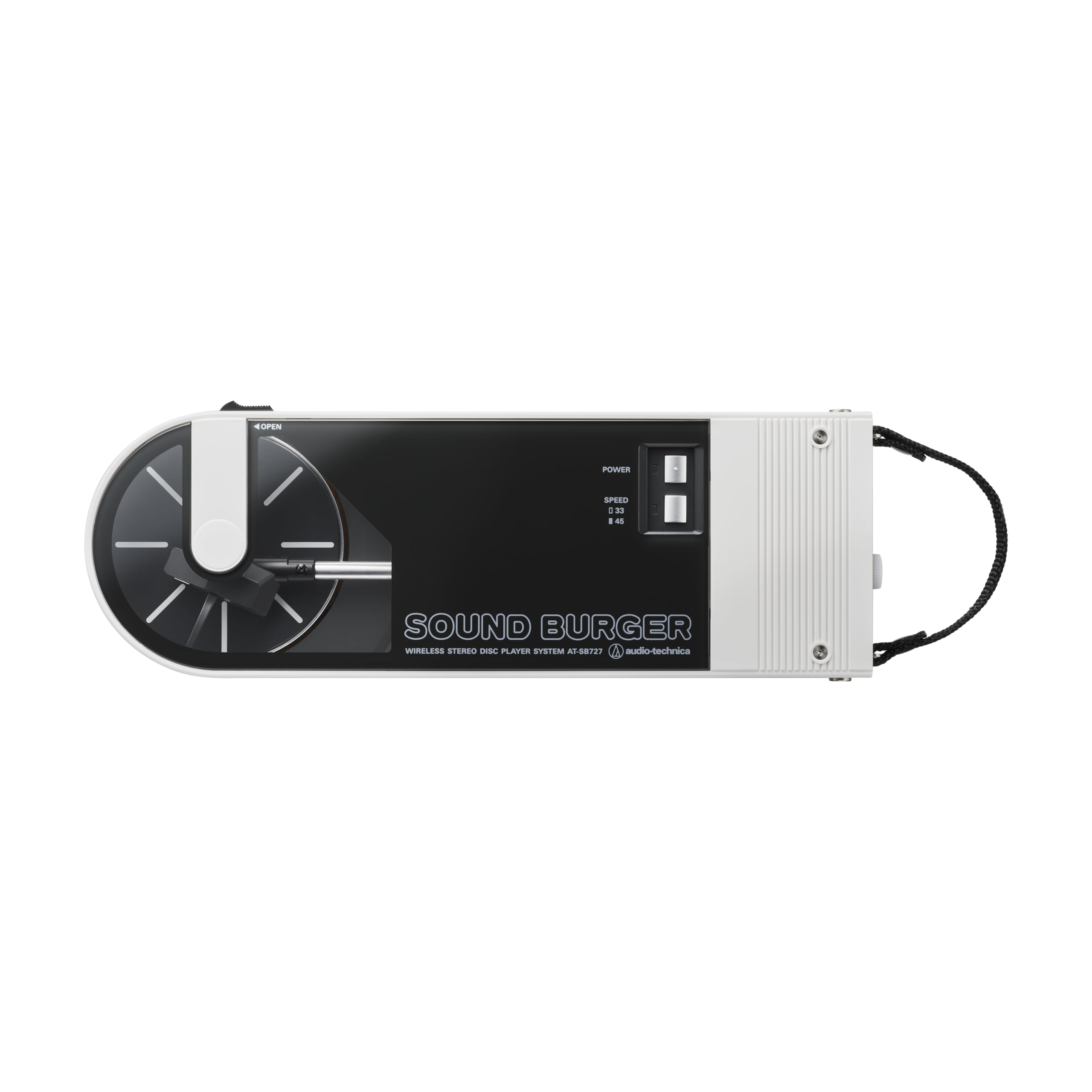 Foto 1 | Tocadiscos Portátil Audio-technica At-sb727 Sound Burger White - Venta Internacional.