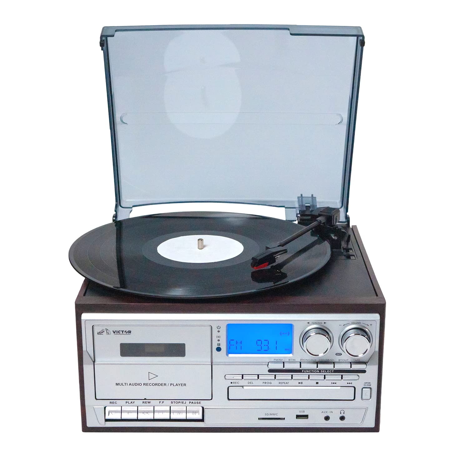 Foto 1 | Tocadiscos 8 En 1 Music Center Victor Vwrp-4200 Cosmopolitan - Venta Internacional.
