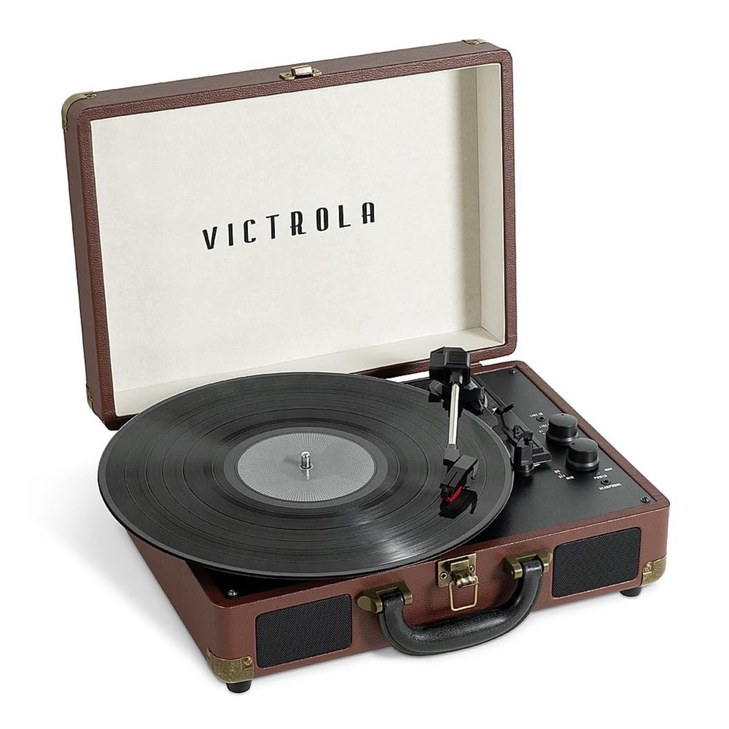 Foto 1 | Tocadiscos Victrola Vintage De 3 Velocidades Bluetooth Vsc-550bt-dbr - Venta Internacional.