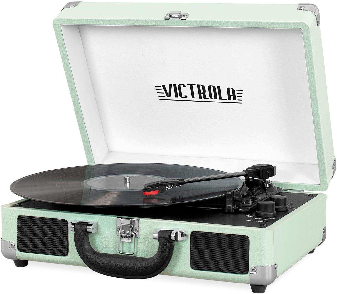 Foto 2 pulgar | Tocadiscos Victrola Vintage De 3 Velocidades Bluetooth Mint - Venta Internacional.