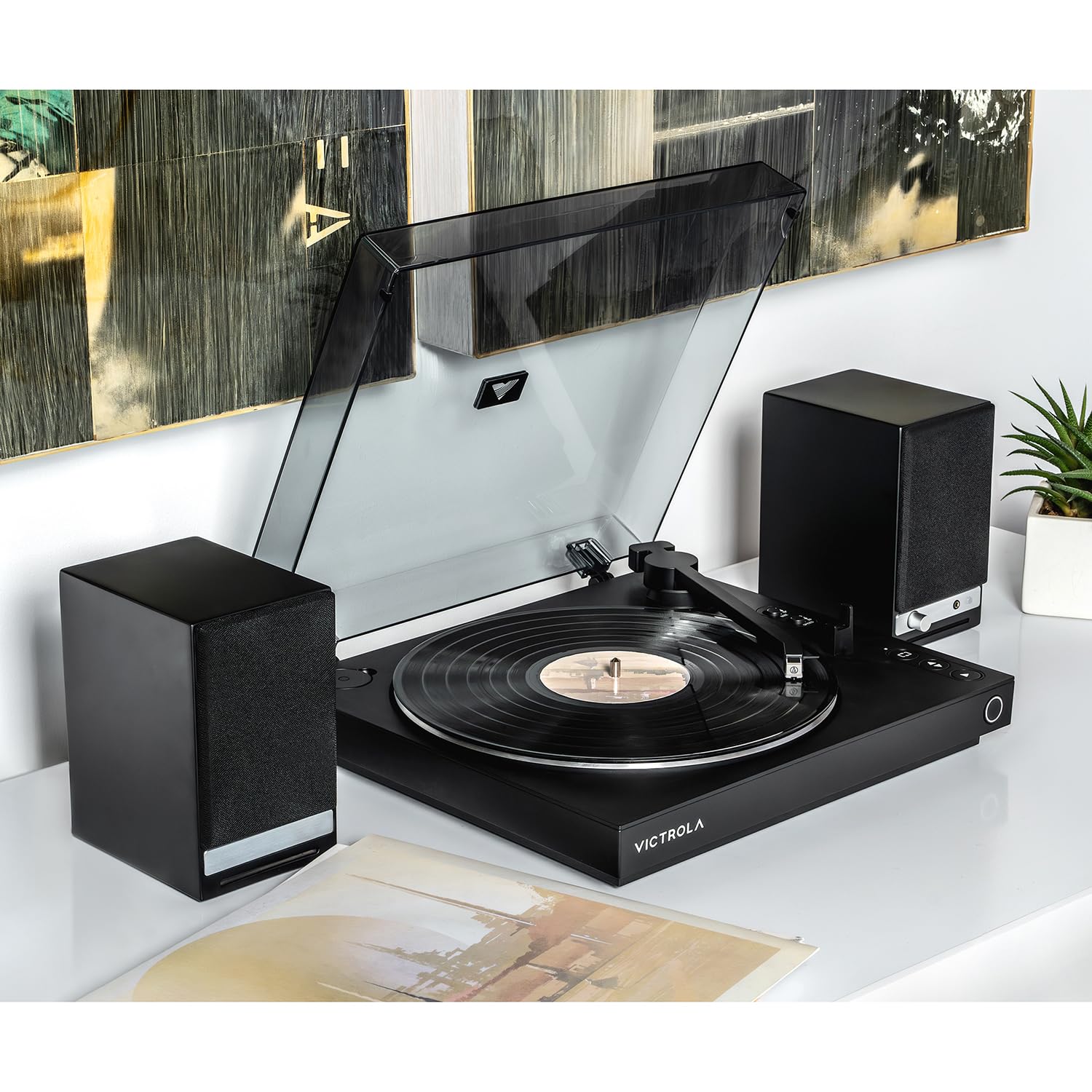 Foto 7 | Tocadiscos Bluetooth Victrola Con Cartucho Audio Technica Atn3600l - Venta Internacional.