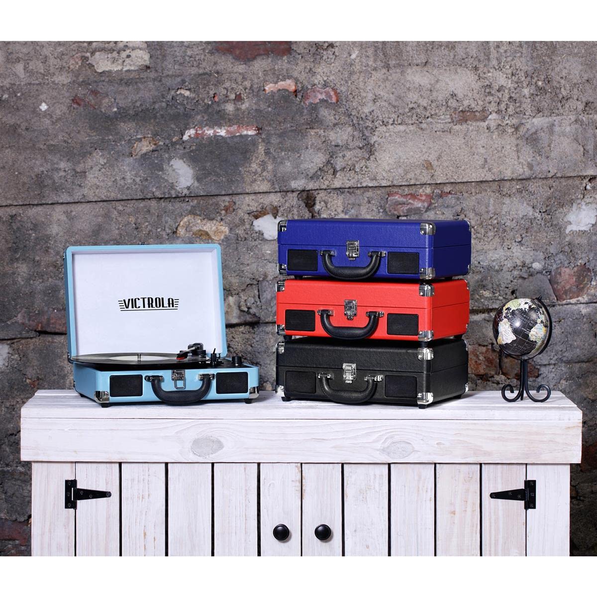 Foto 2 | Tocadiscos Victrola Vintage De 3 Velocidades Bluetooth Vsc-550bt-fot - Venta Internacional.