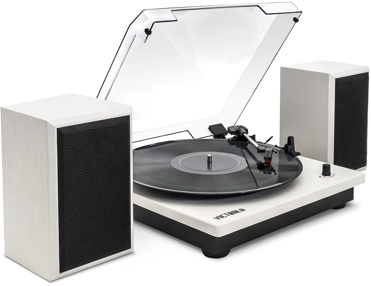Foto 4 | Tocadiscos De Vinilo Victrola Montauk De 3 Velocidades Con Bluetooth, Color Blanco - Venta Internacional.