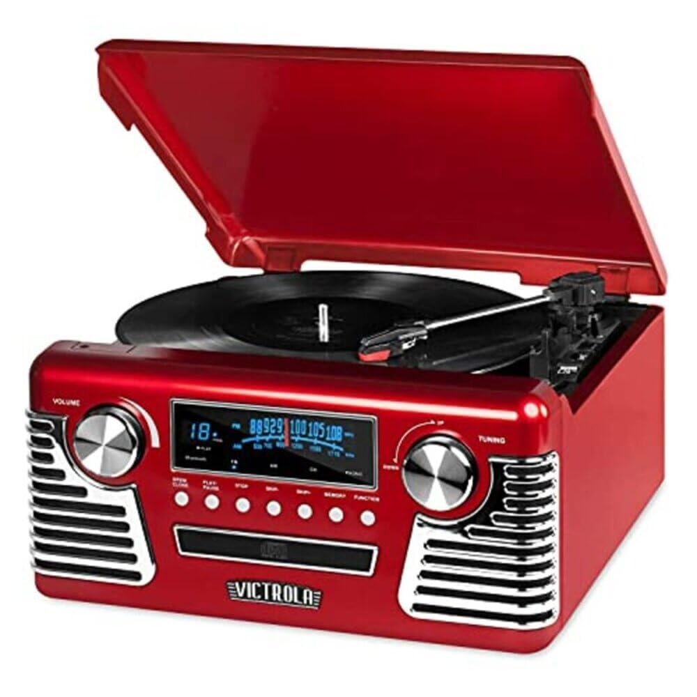 Foto 2 pulgar | Tocadiscos Bluetooth Victrola 50's Retro Red - Venta Internacional.