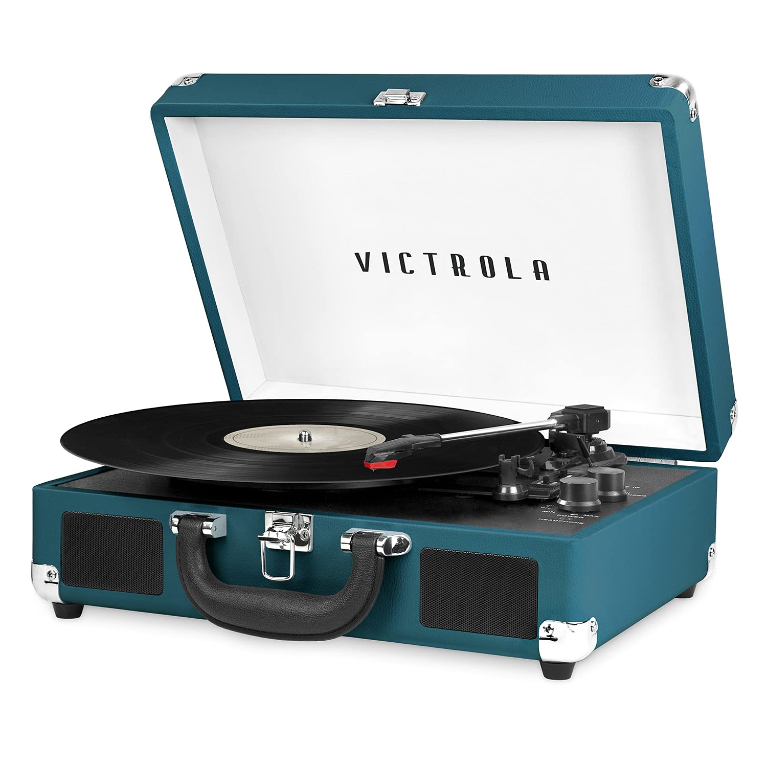 Foto 2 pulgar | Tocadiscos Victrola Vintage De 3 Velocidades Bluetooth Blue Coral - Venta Internacional.